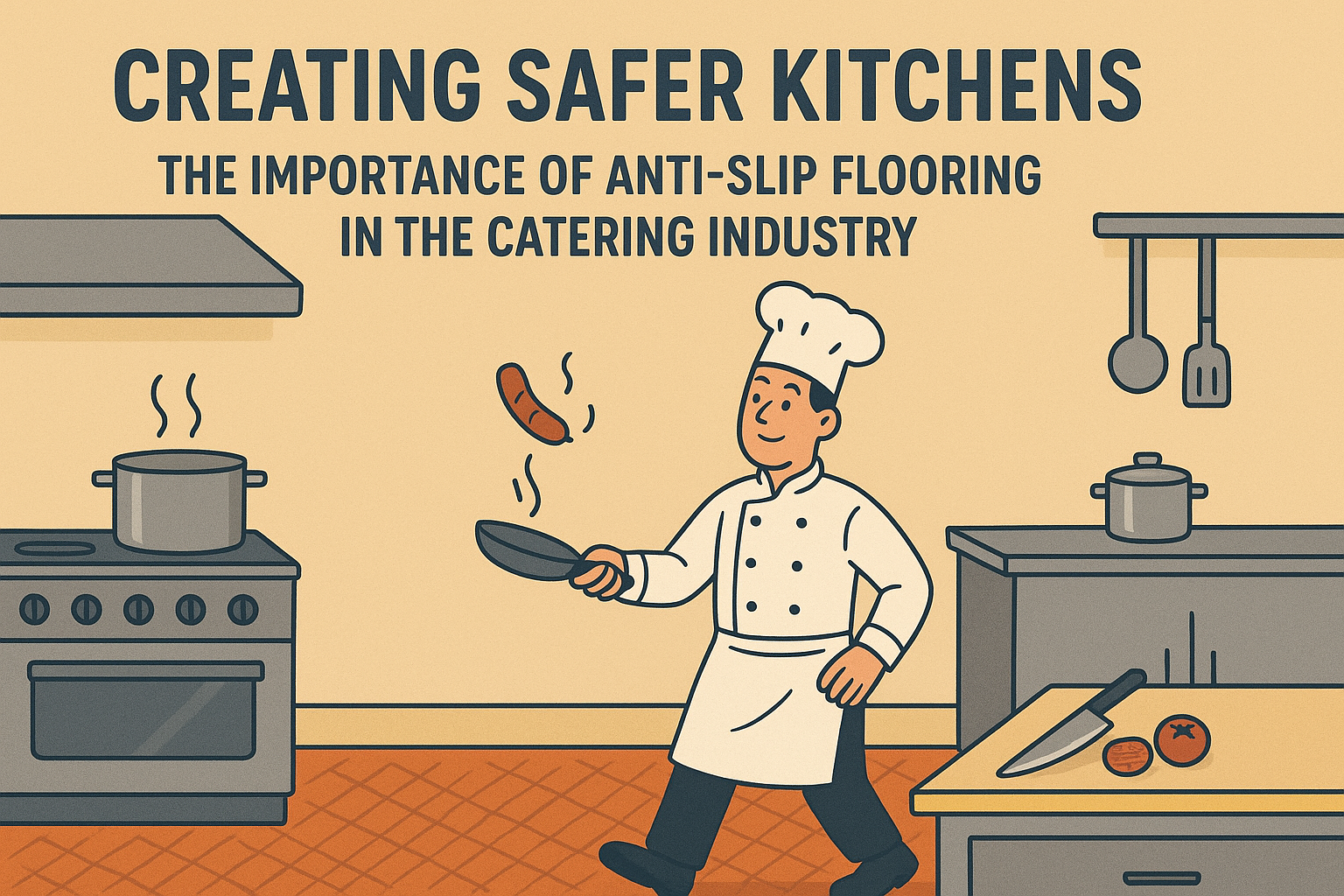 The Importance of Anti-Slip Flooring in the Catering Industry
